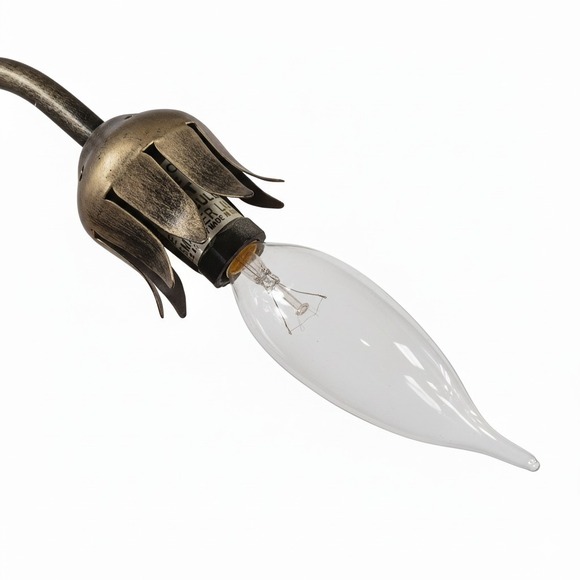 Gorgeous Bronze Mermaid Lamp! 19" Tall [1175] - Picture 4 of 10